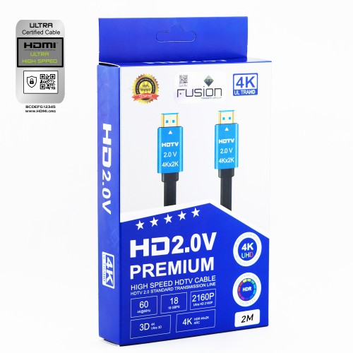 HDMI Cable  2M - 4K - 2.0V Premium Version